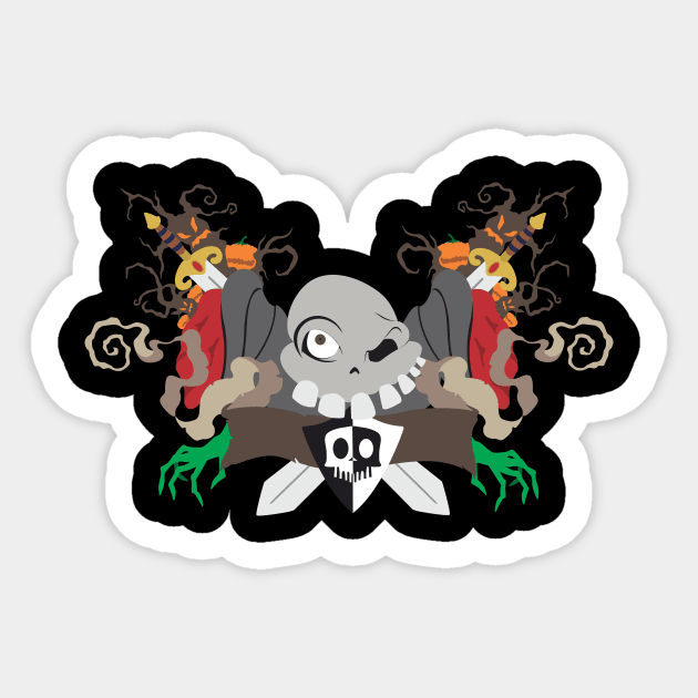 Return to the Graveyard Sticker by Coconut